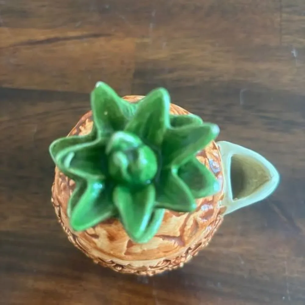 Vintage 1983 Otagiri Japan Ceramic Pineapple Creamer